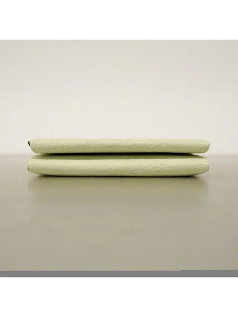 Hermes Coin Case Calvi Duo Chevre Mysore Vert Fizz Mint Silver